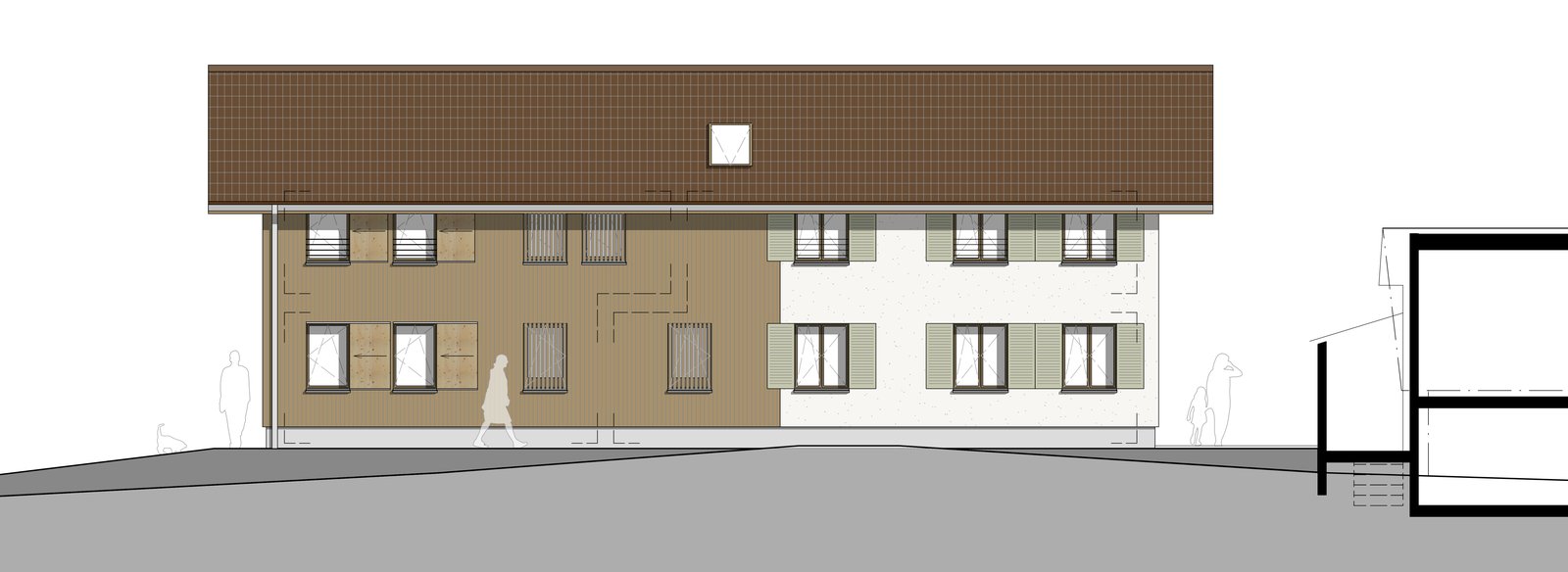 Nordwestfassade