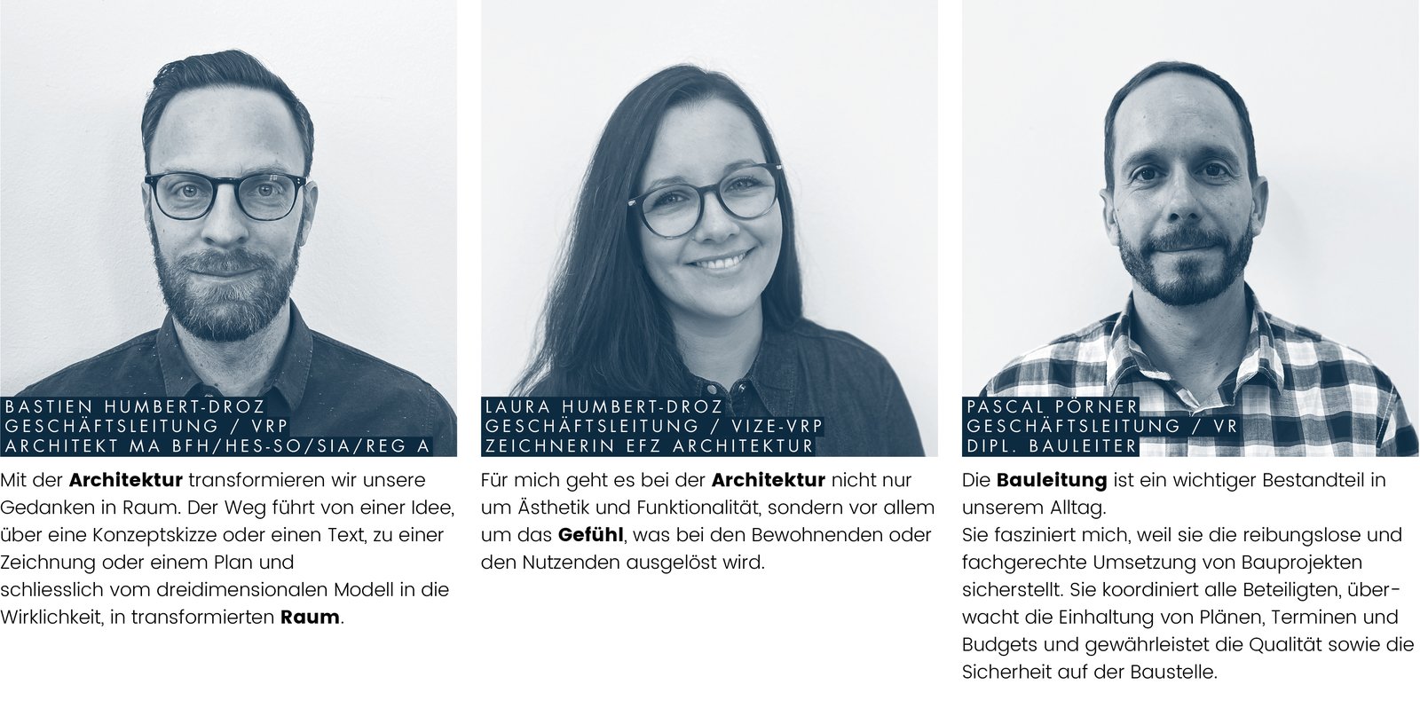 Team Bastien, Laura, Pascal