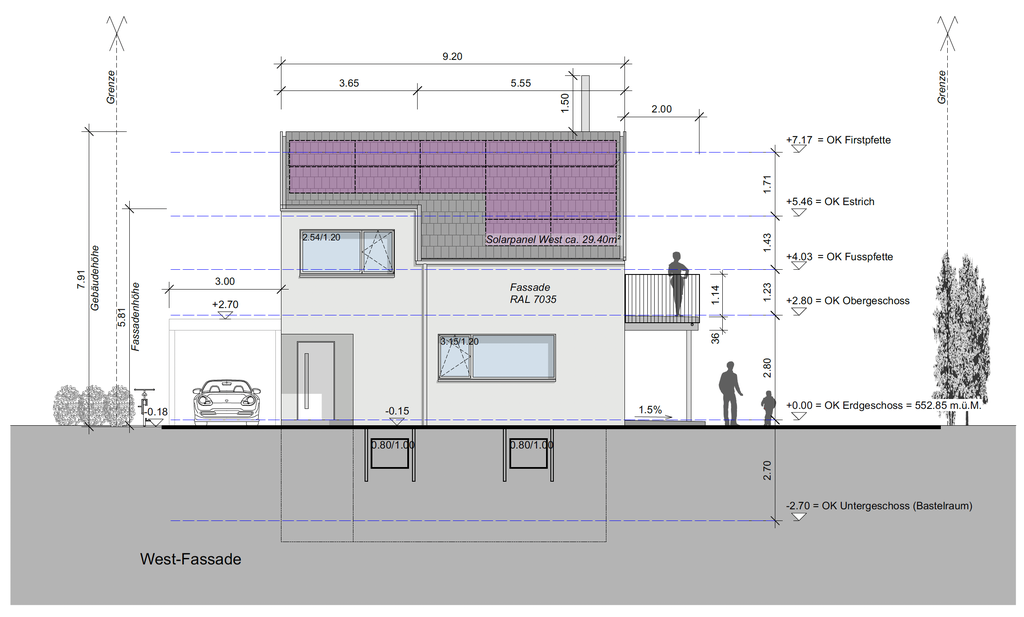 Westfassade