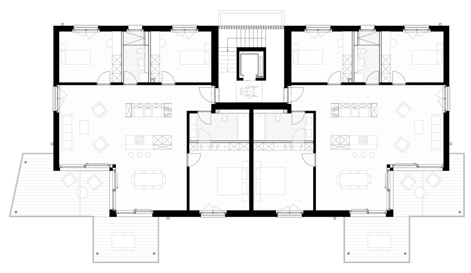 Grundriss 1.OG/ 2.OG