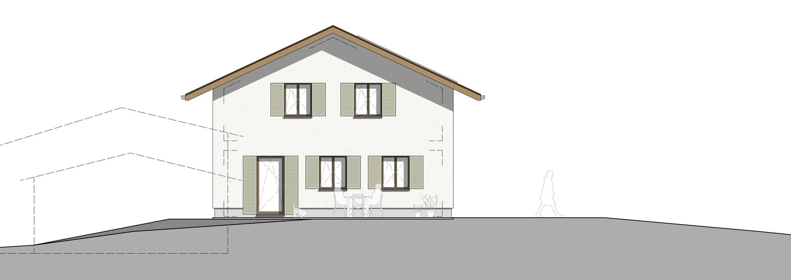 Südwestfassade